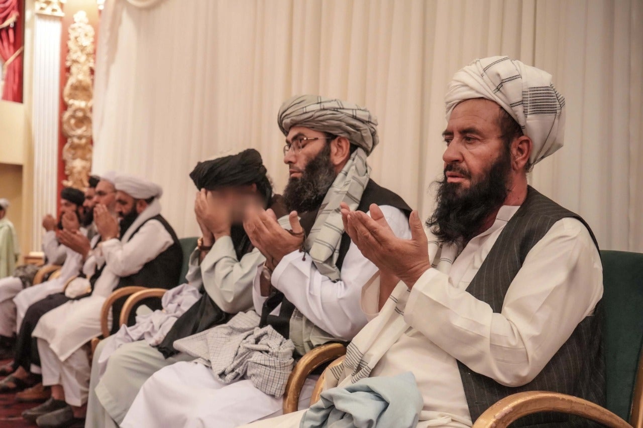 The Taliban minister Haqqani paid his tributes to the suicide bombers and called them “martyrdom seekers” and “holy warriors”