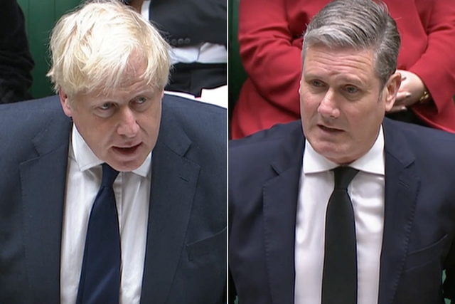 <p>PM Boris Johnson and Labour leader Sir Keir Starmer  </p>