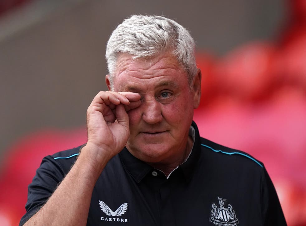 Steve Bruce has left Newcastle by mutual consent (Tim Goode/PA)