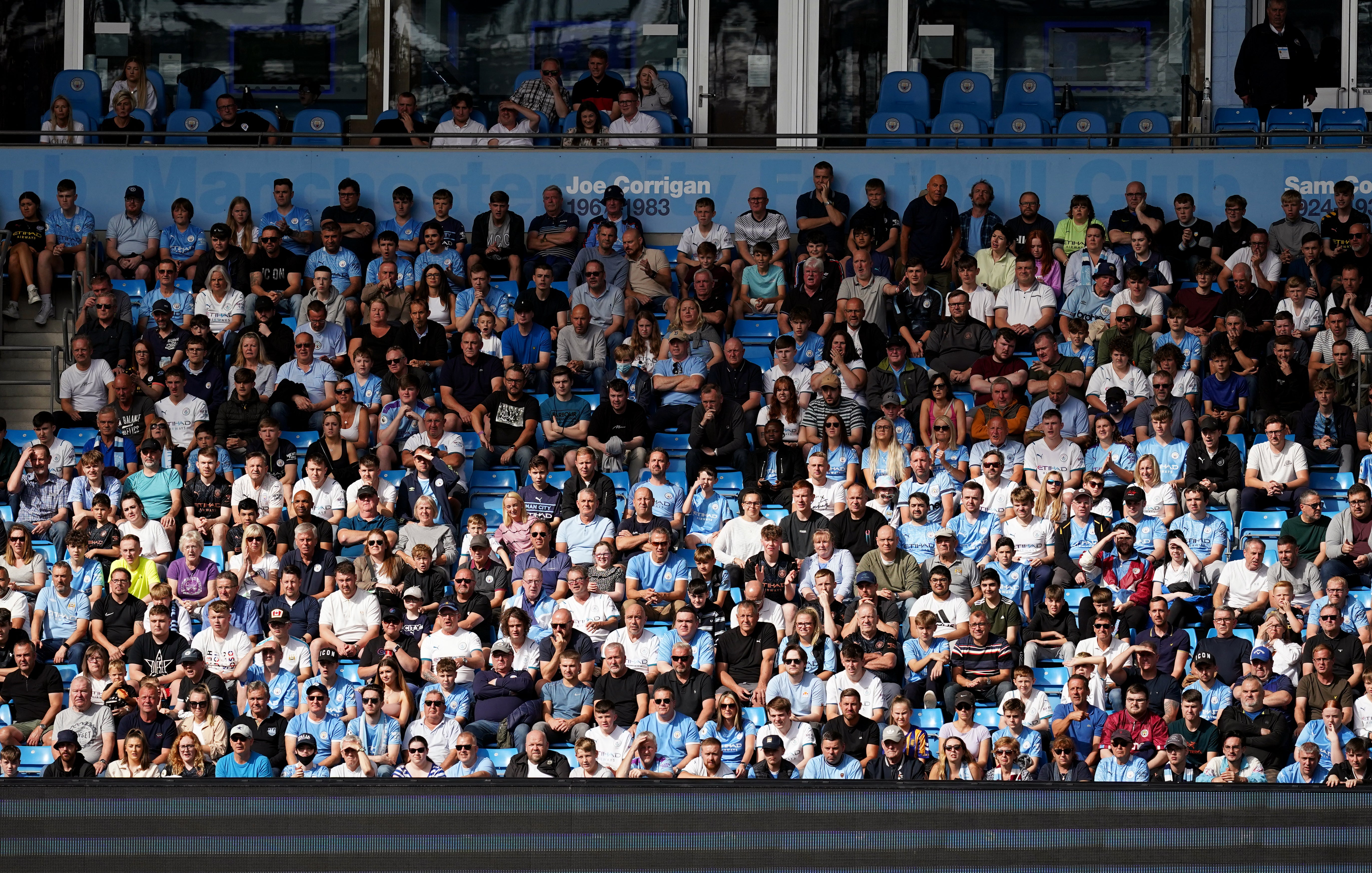 A Manchester City fan was attacked in Belgium (Martin Rickett/PA)