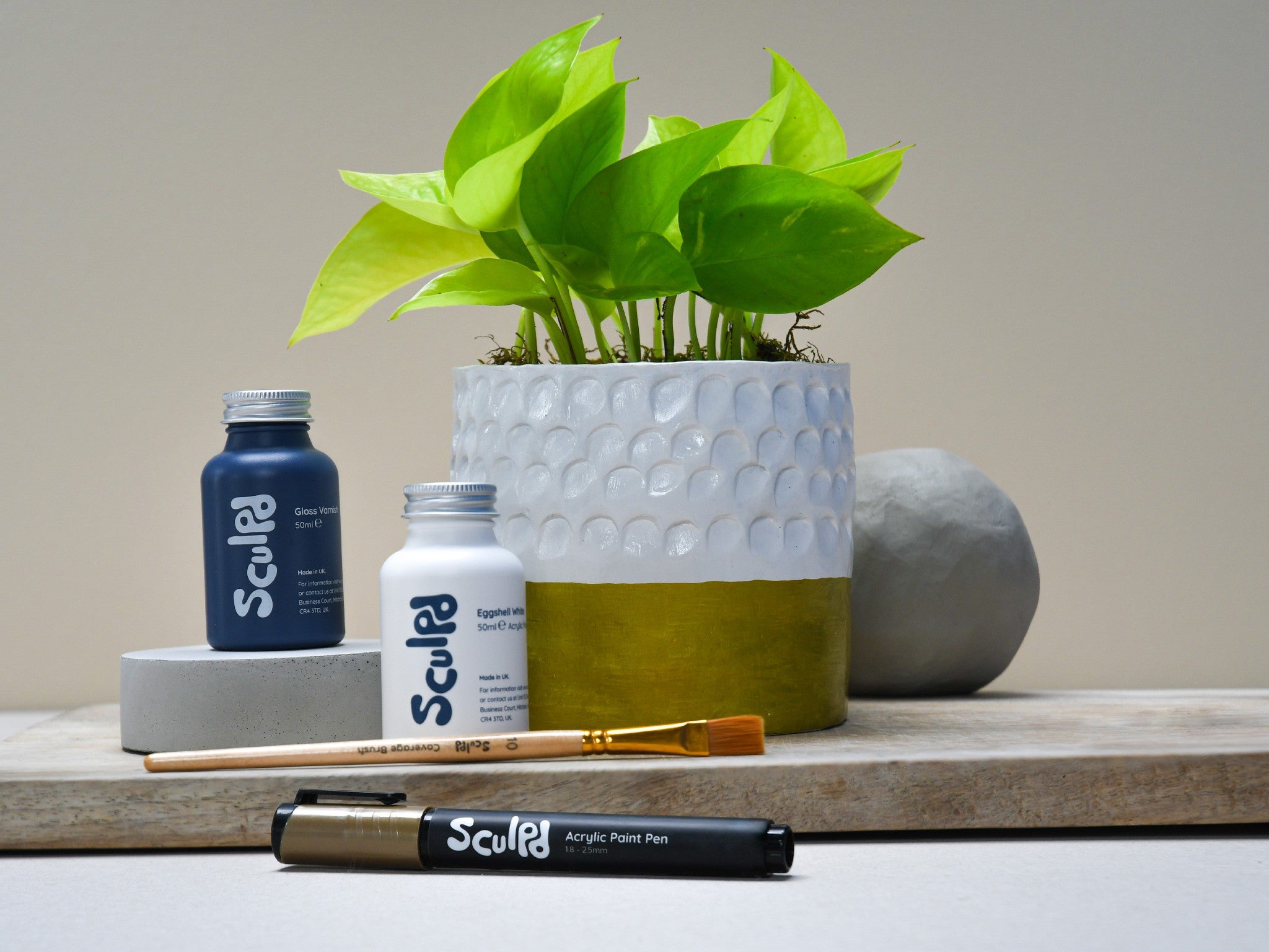 Sculpd x Bloom & Wild festive plant pot making kit indybest.jpeg