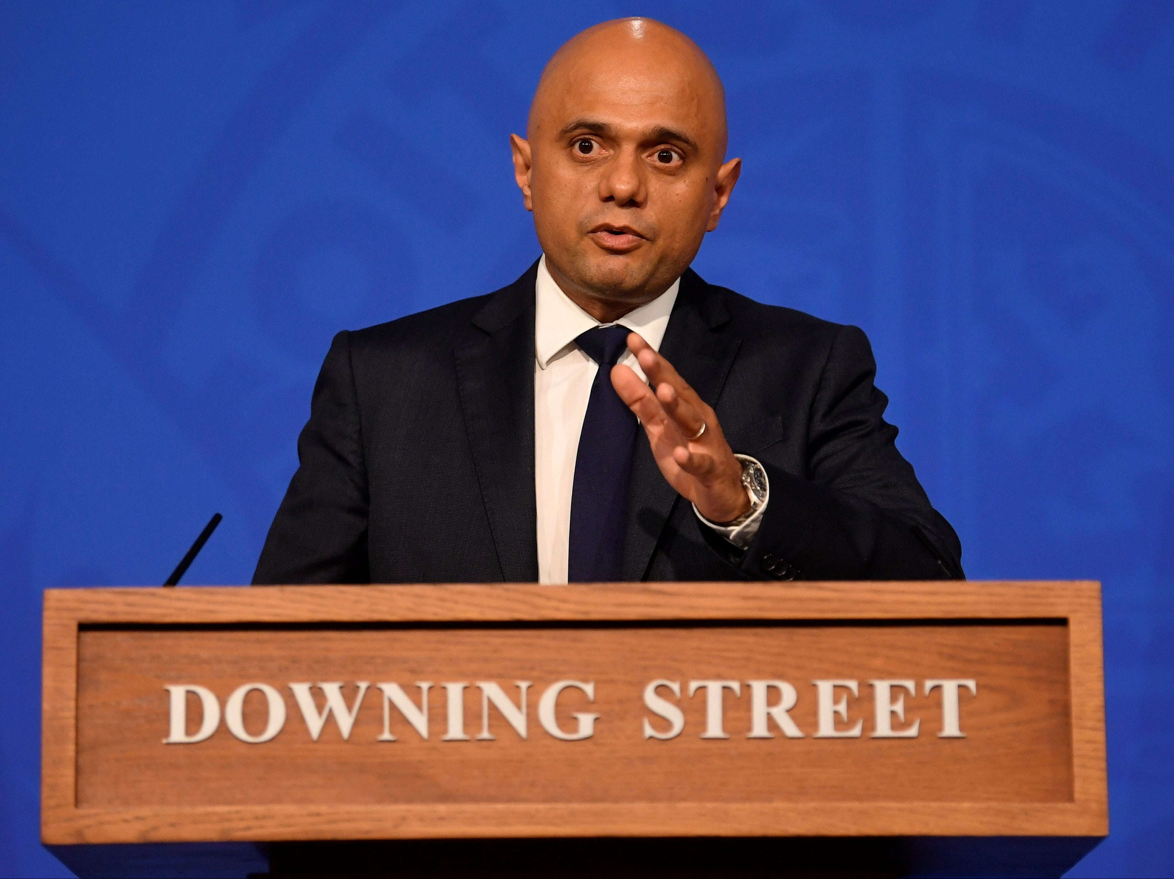 Sajid Javid said everyone has a part to play in limiting the spread of Covid