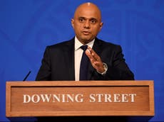 Covid restrictions could return unless public ‘do their bit’, Sajid Javid warns
