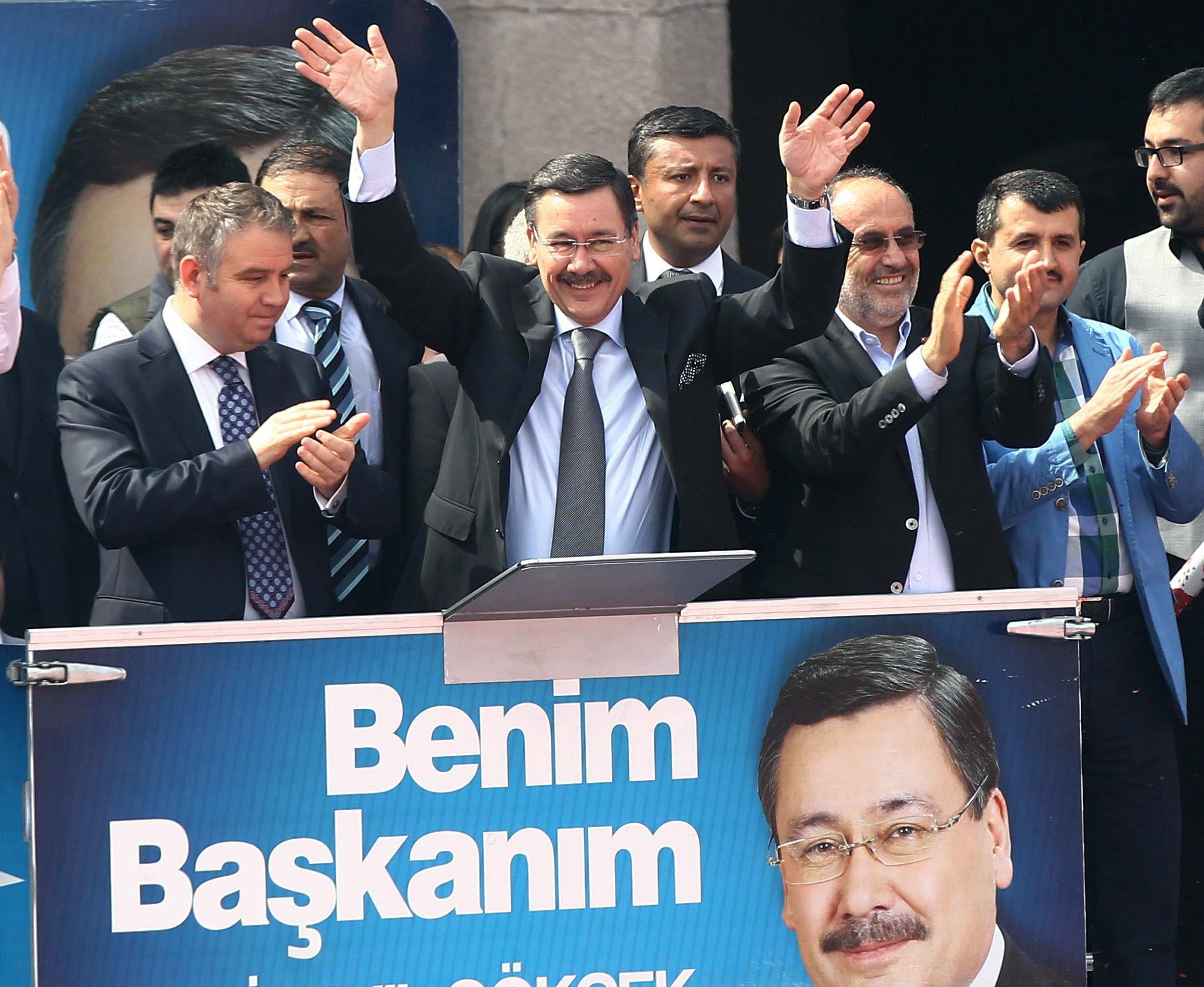 Former mayor of Ankara Melih Gokcek was edged out by Erdogan