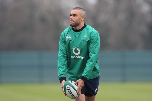 Simon Zebo has returned to the Ireland set-up for the first time since the summer of 2017 (Brian Lawless/PA)