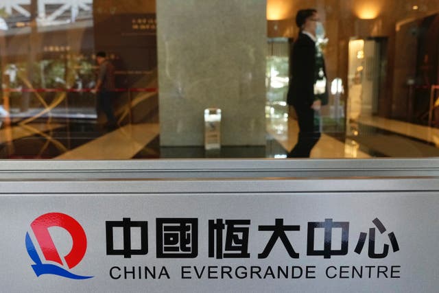 <p>File photo: China’s indebted property developer Evergrande has liabilities worth 1.97 trillion yuan (around ?220bn) </p>