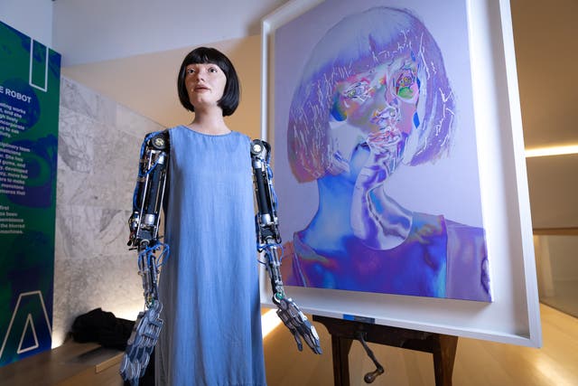 <p>Ai-Da is considered the world’s first AI powered artist</p>