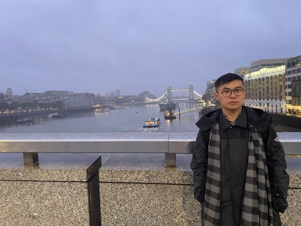 <p>Hei Yin Ngan, 19, who fled Hong Kong after being apprehended by police following his involvement in pro-democracy protests, is now struggling in the UK asylum system because he does not qualify for a BNO visa due to his age </p>