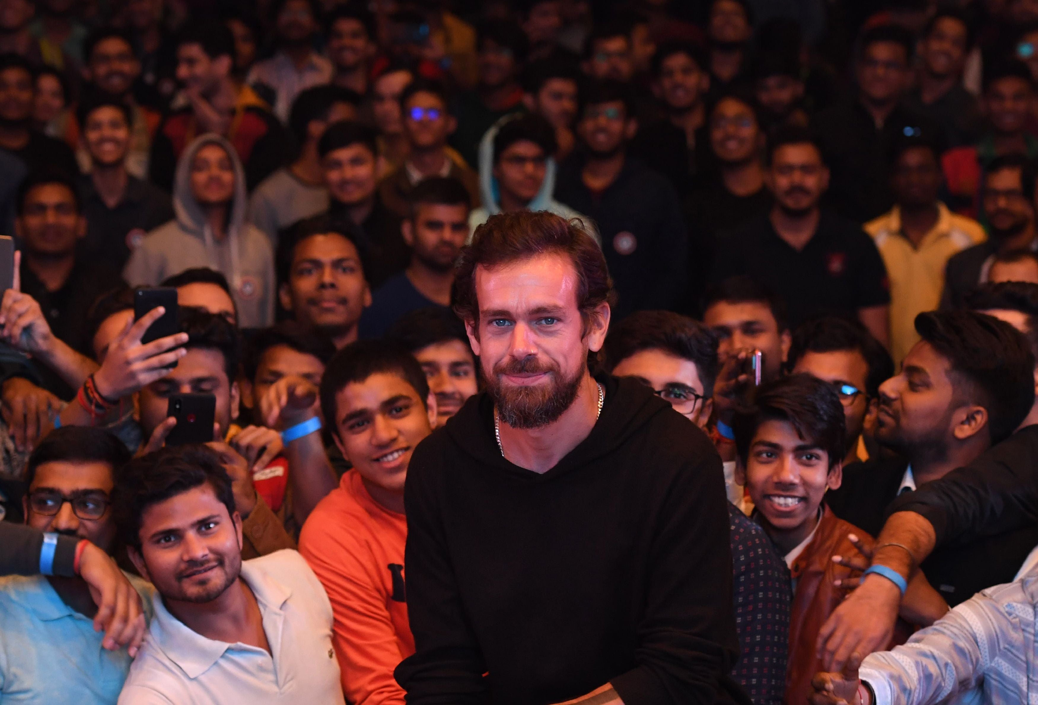 Jack Dorsey hosted a town hall meeting at the Indian Institute of Technology (IIT) in New Delhi on 12 November, 2018