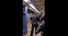 Mayor blasts NYPD officers who threw commuter off subway after he told them to wear masks