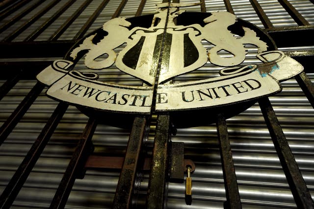 Newcastle’s takeover by a Saudi-backed group was confirmed two weeks ago (Richard Sellers/PA)