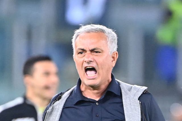 <p>AS Roma manager Jose Mourinho </p>