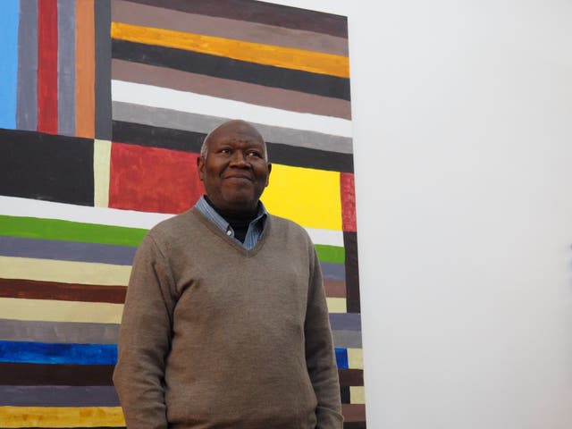 <p>Kwami, pictured in 2019, described his work as more schematic than abstract </p>