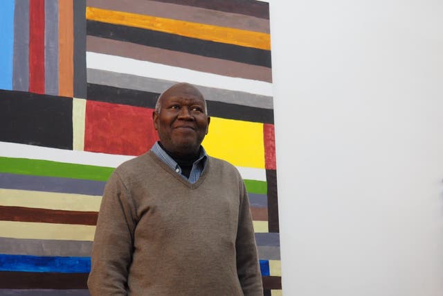 <p>Kwami, pictured in 2019, described his work as more schematic than abstract </p>
