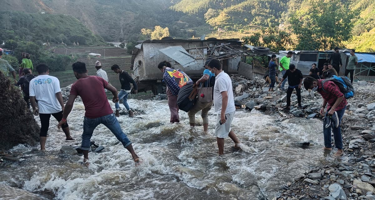 Over 180 people killed after heavy rains in Nepal and India Over 180 people killed after heavy rains in Nepal and India