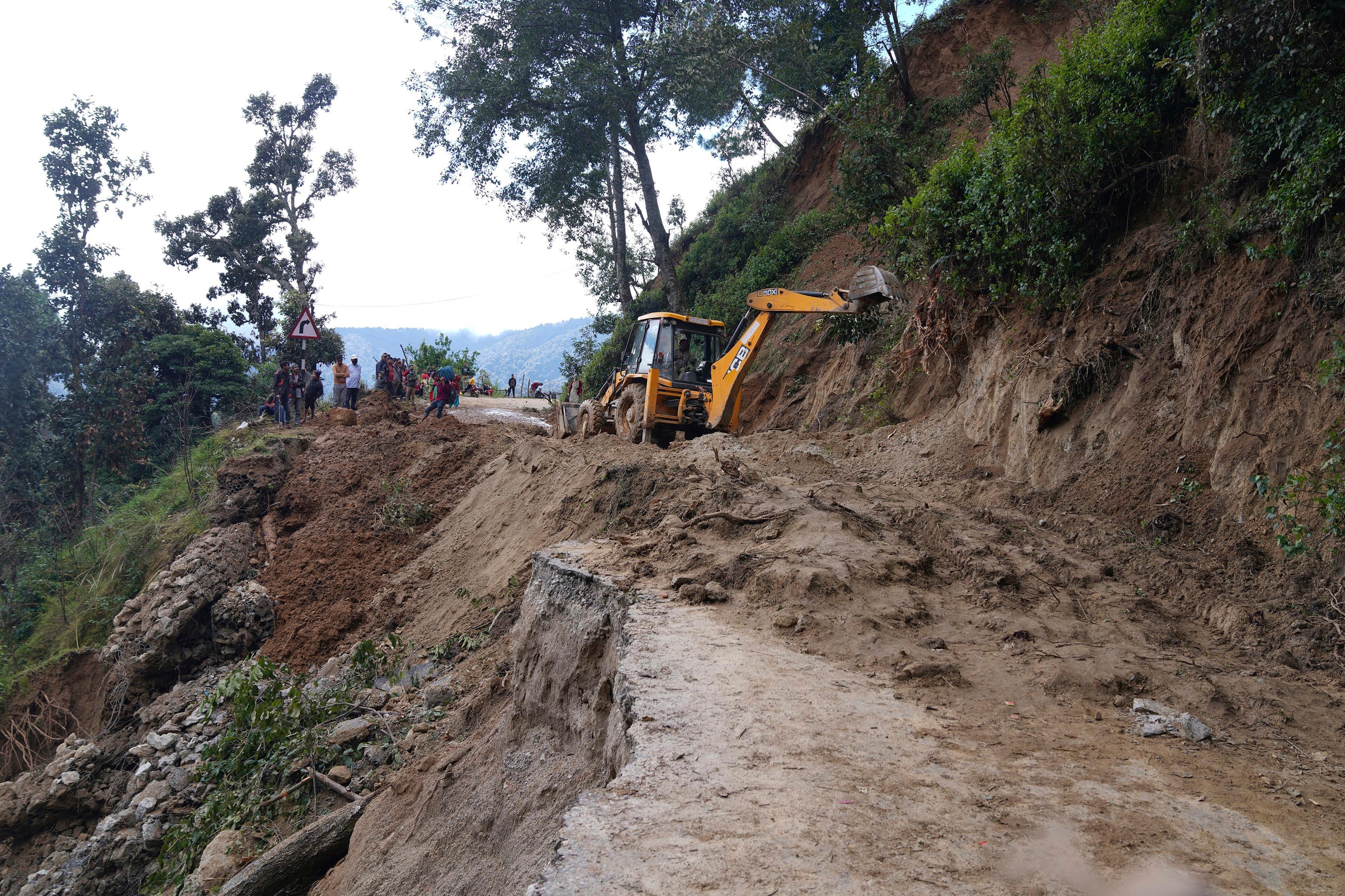 Nepal has endured heavy rain this week, sparking floods and landslides