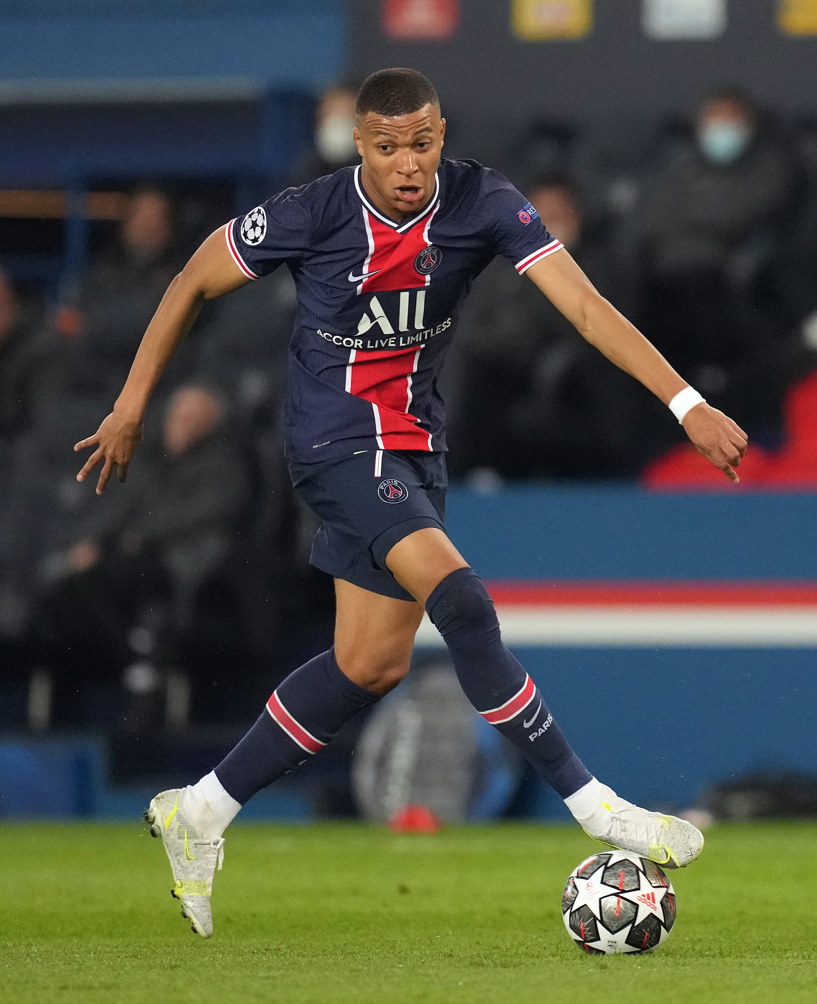 Kylian Mbappe has been linked with a move away from the Parc des Princes (Julien Poupert/PA)