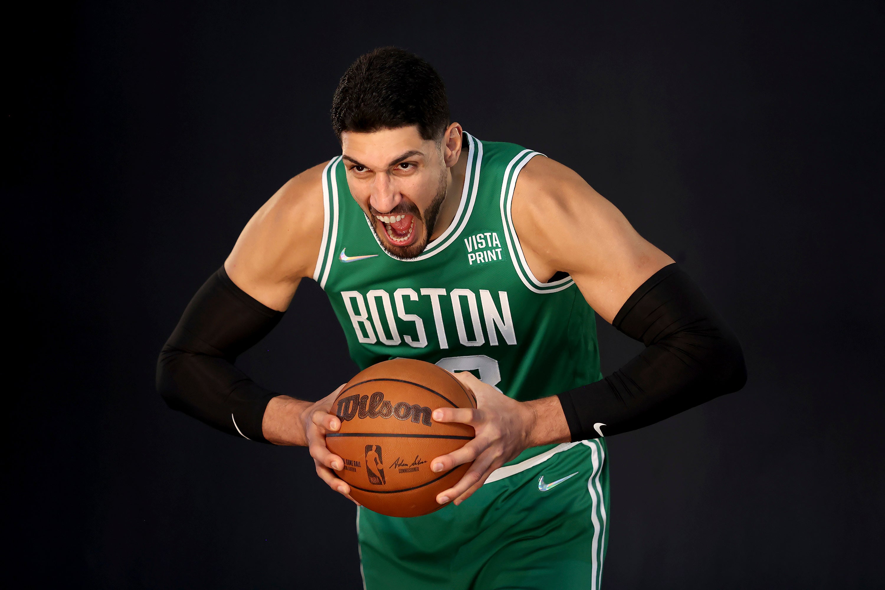 File: Boston Celtics centre Enes Kanter Freedom