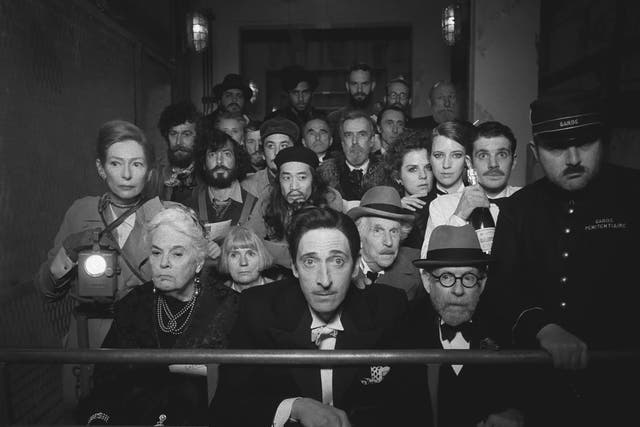 <p>Tilda Swinton, Lois Smith, Adrien Brody, Henry Winkler, Bob Balaban and others in ‘The French Dispatch'</p>