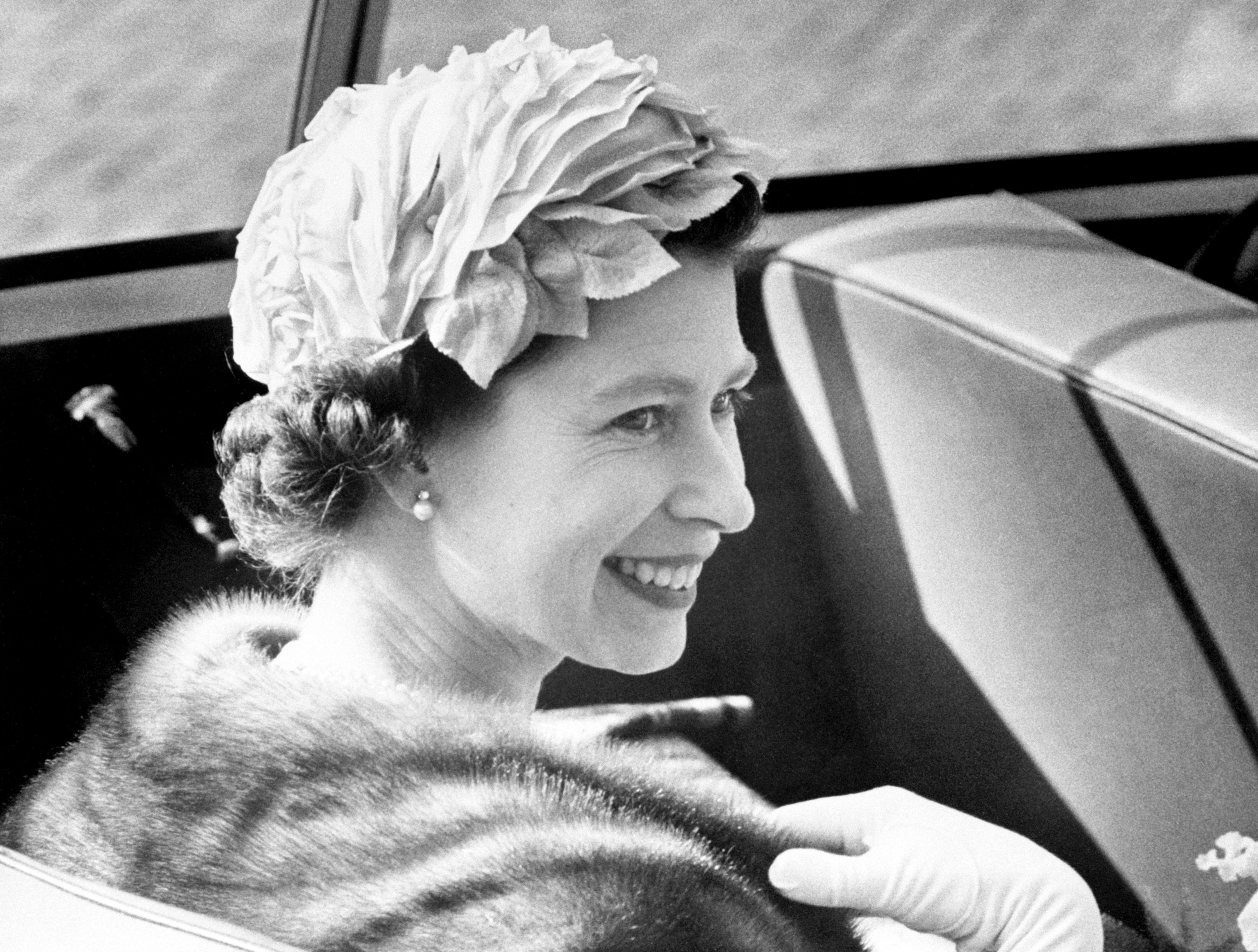 The Queen pictured in 1957, four years after her coronation