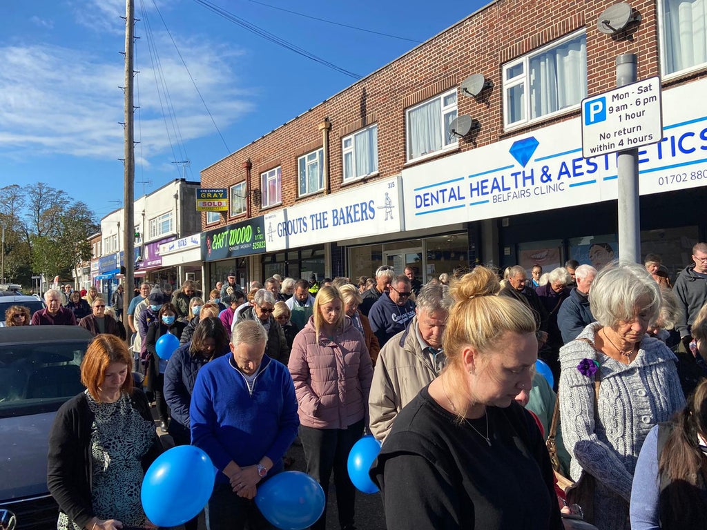 David Amess: Southend holds silence to mark one week since murder