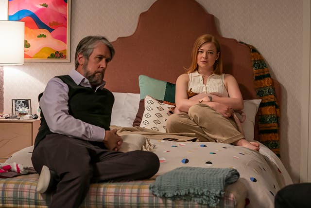 <p>Alan Ruck and Sarah Snook in ‘Succession'</p>