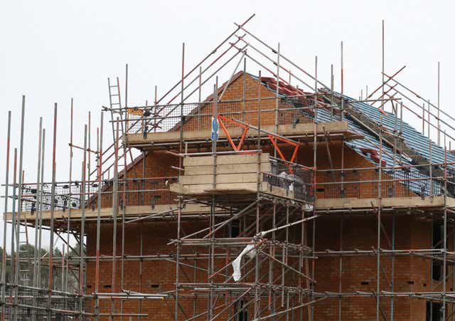 Detached homes make up the highest proportion of new build properties being registered since 2002 as demand for spacious properties increases, according to the National House Building Council (Andrew Matthews/PA)