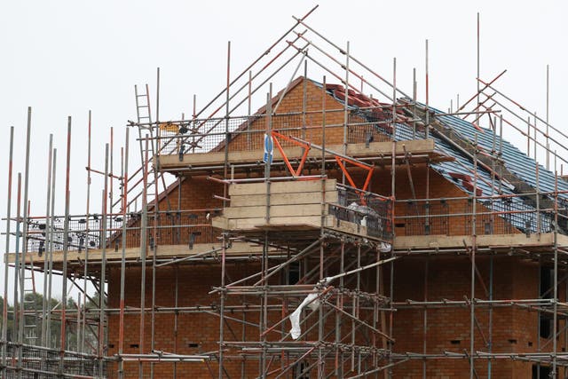 Detached homes make up the highest proportion of new build properties being registered since 2002 as demand for spacious properties increases, according to the National House Building Council (Andrew Matthews/PA)