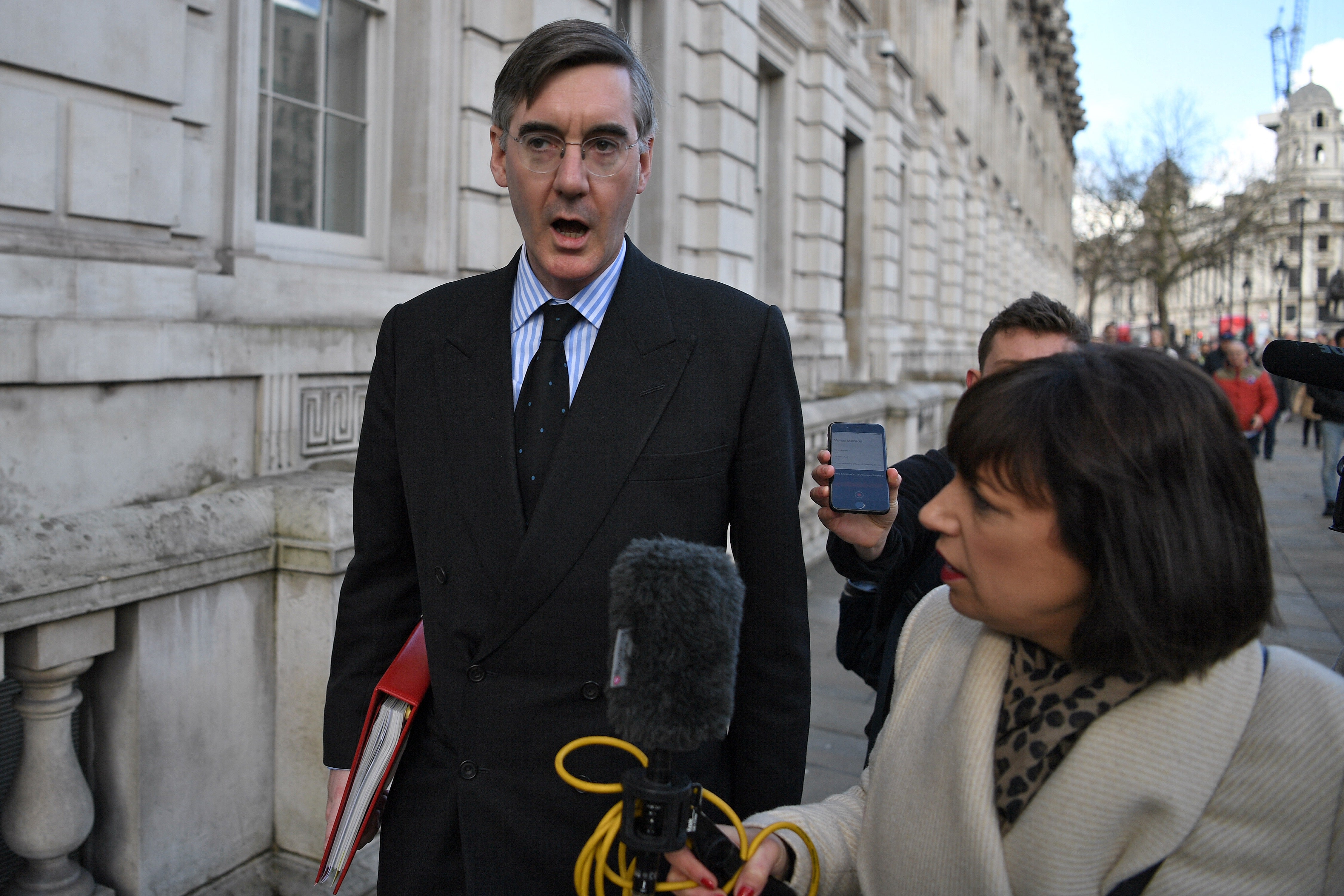 Jacob Rees-Mogg has said the Conservatives won’t start wearing masks in the Commons because they ‘know each other’
