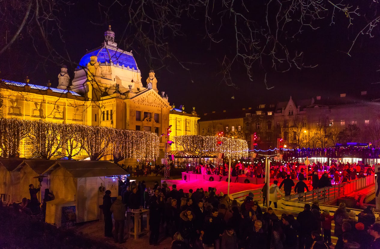 Lovely architecture and quaint squares are even prettier around Christmas