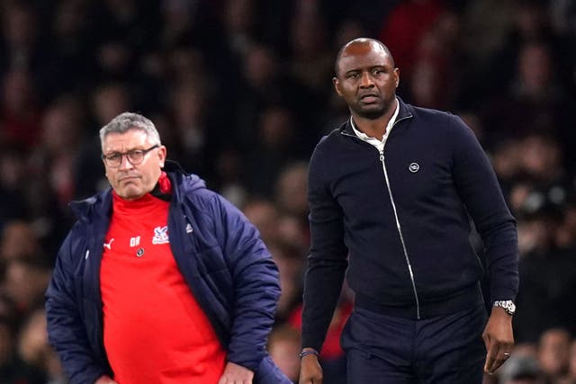 Crystal Palace manager Patrick Vieira knows the Newcastle players will want to show the new owners they can be part of the club’s new project (Adam Davy/PA)