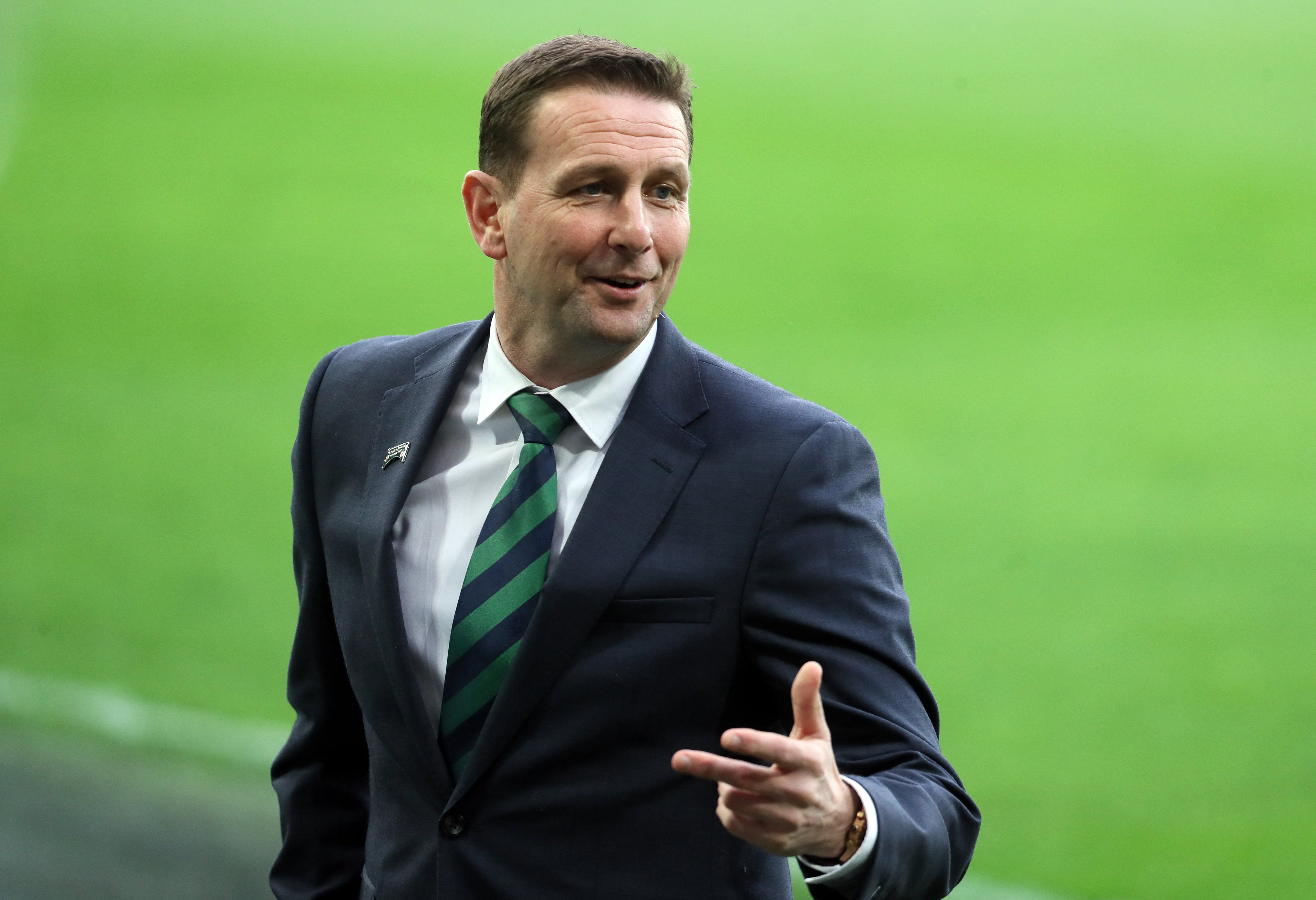 Ian Baraclough is in talks over a new contract to remain as Northern Ireland boss (Brian Lawless/PA)