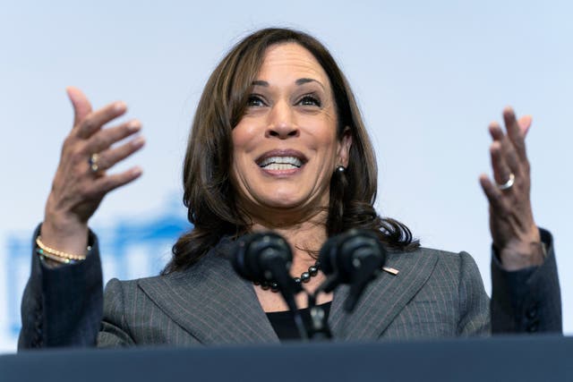 <p>File: Biden administration defends Vice president Kamala Harris  amid low approval ratings  </p>