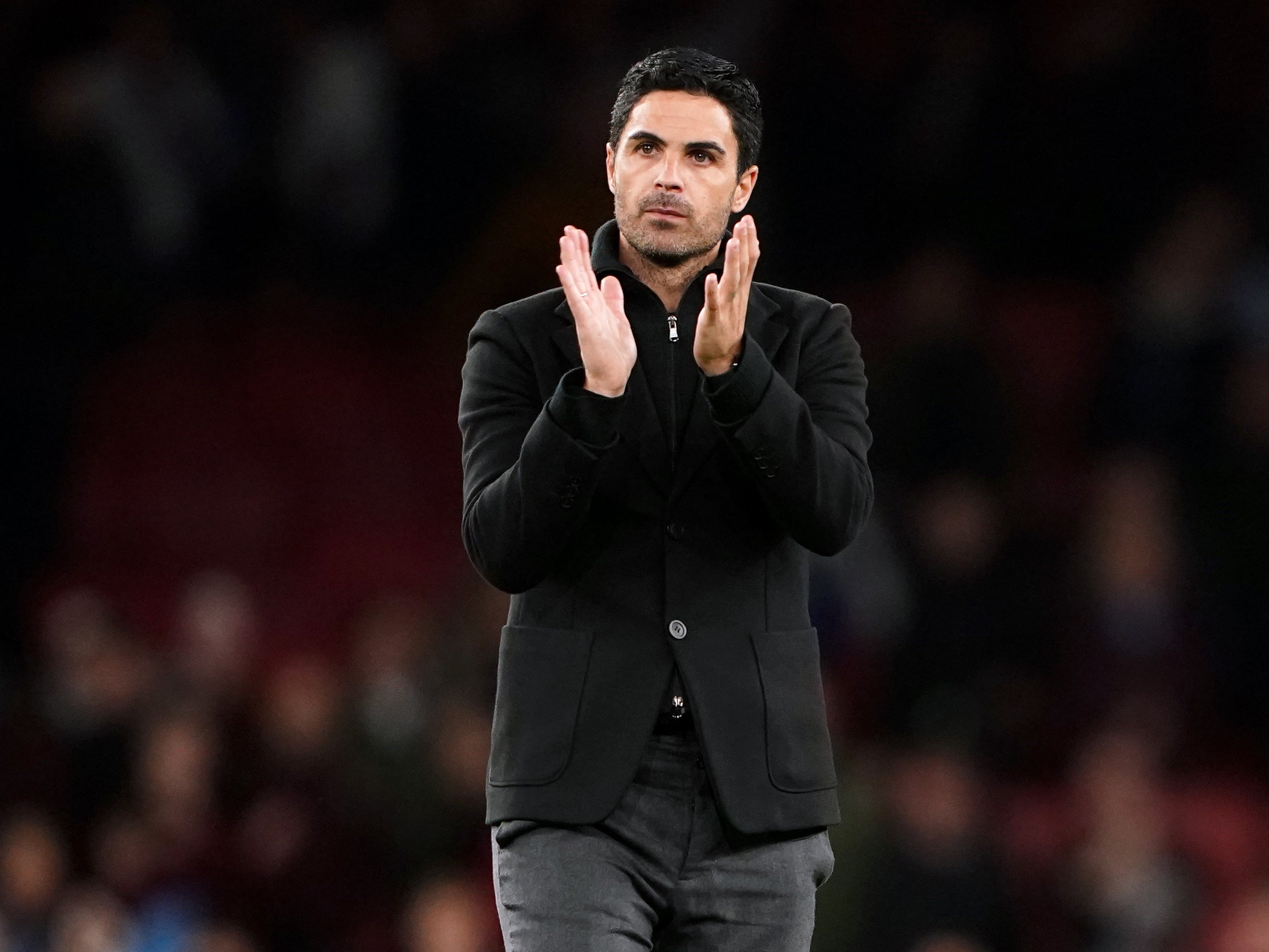 Arsenal manager Mikel Arteta liked what he saw from his players against Aston Villa (Zac Goodwin/PA)