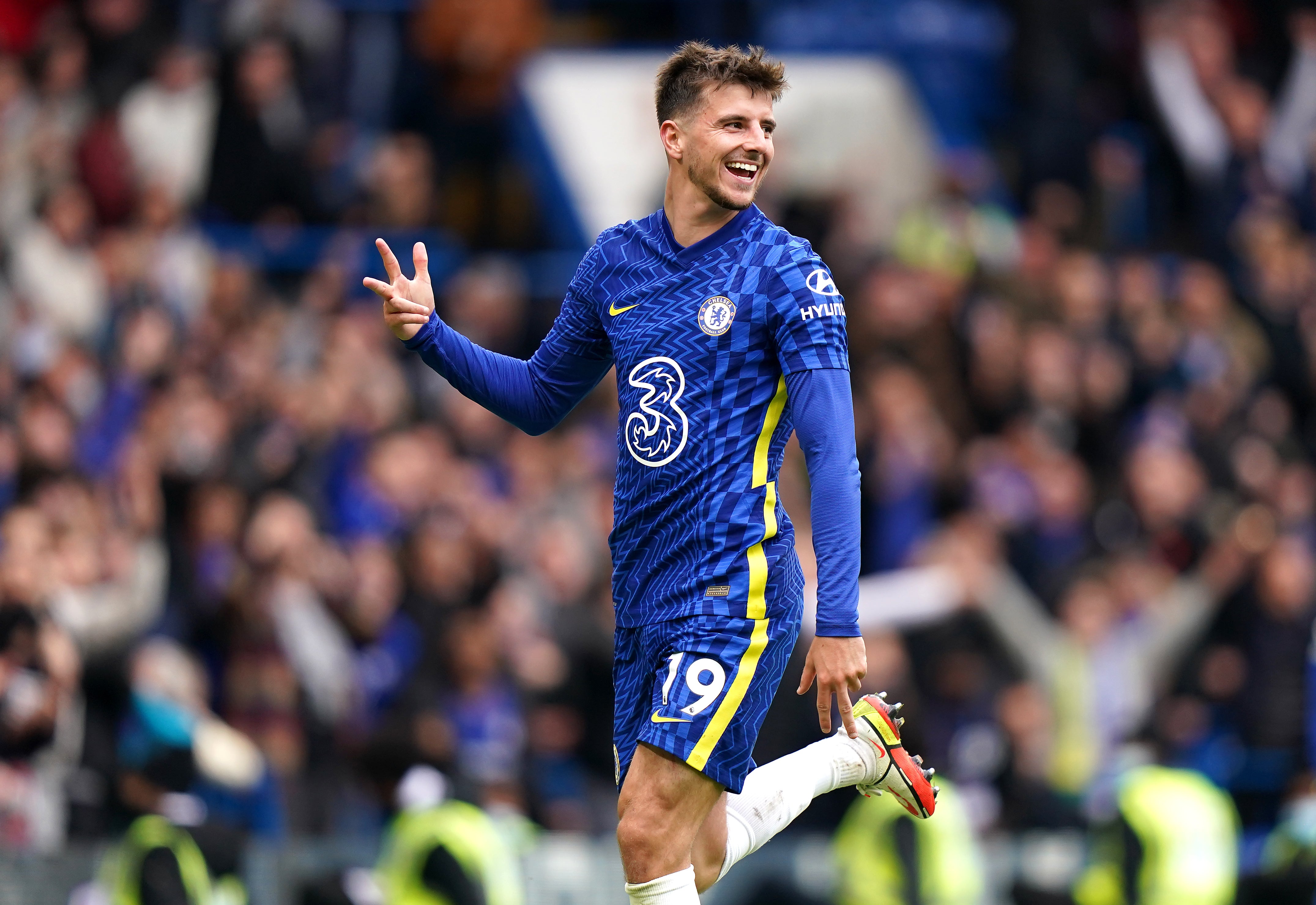 Mason Mount scored a hat-trick against bottom side Norwich (Tess Derry/PA)