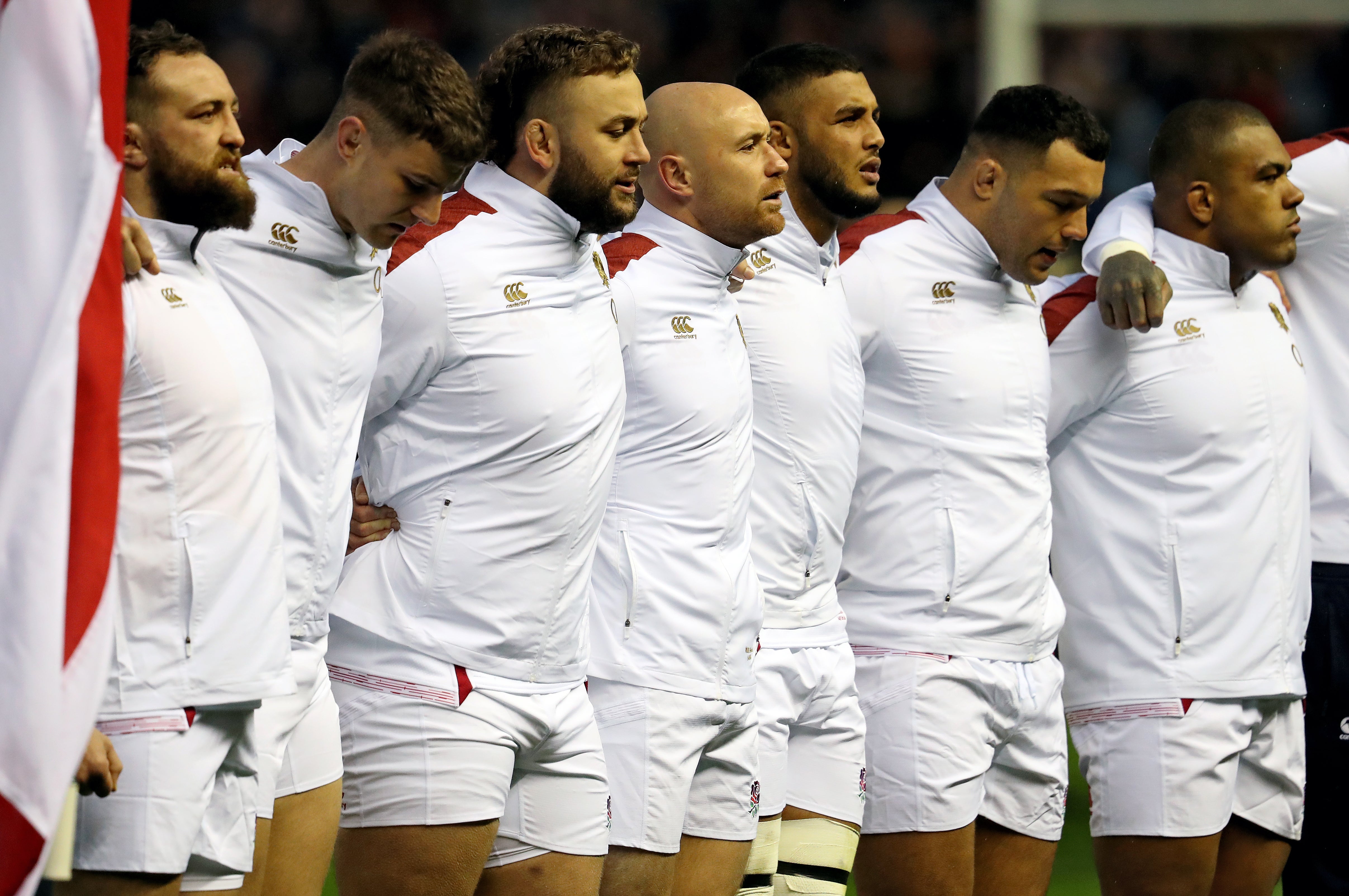 England players will be able to get closer during the national anthems (Andrew Milligan/PA)