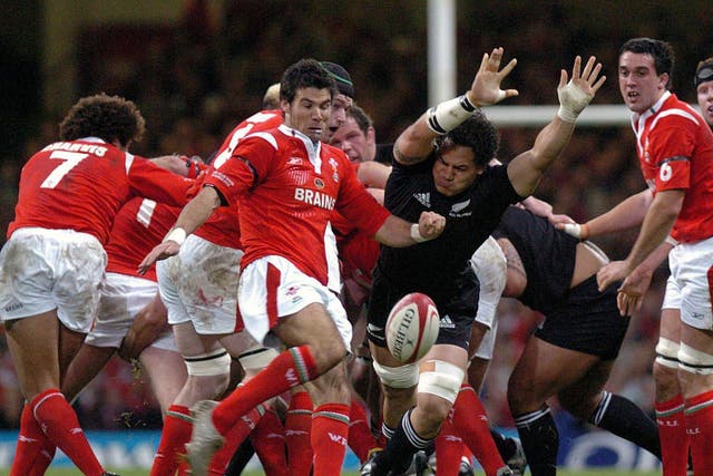 Mike Phillips (centre) was on a losing side seven times against New Zealand in his Wales career (David Jones/PA)