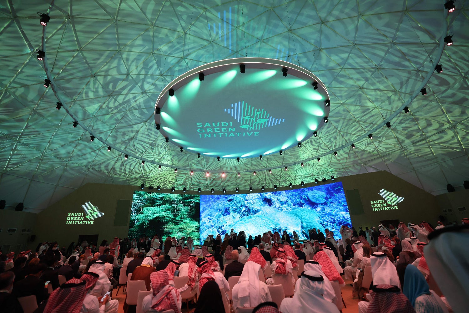 Delegates at the Saudi Green Initiative Forum