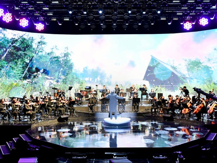 The UN Day concert, held at UN headquarters in New York, on 21 October 2021