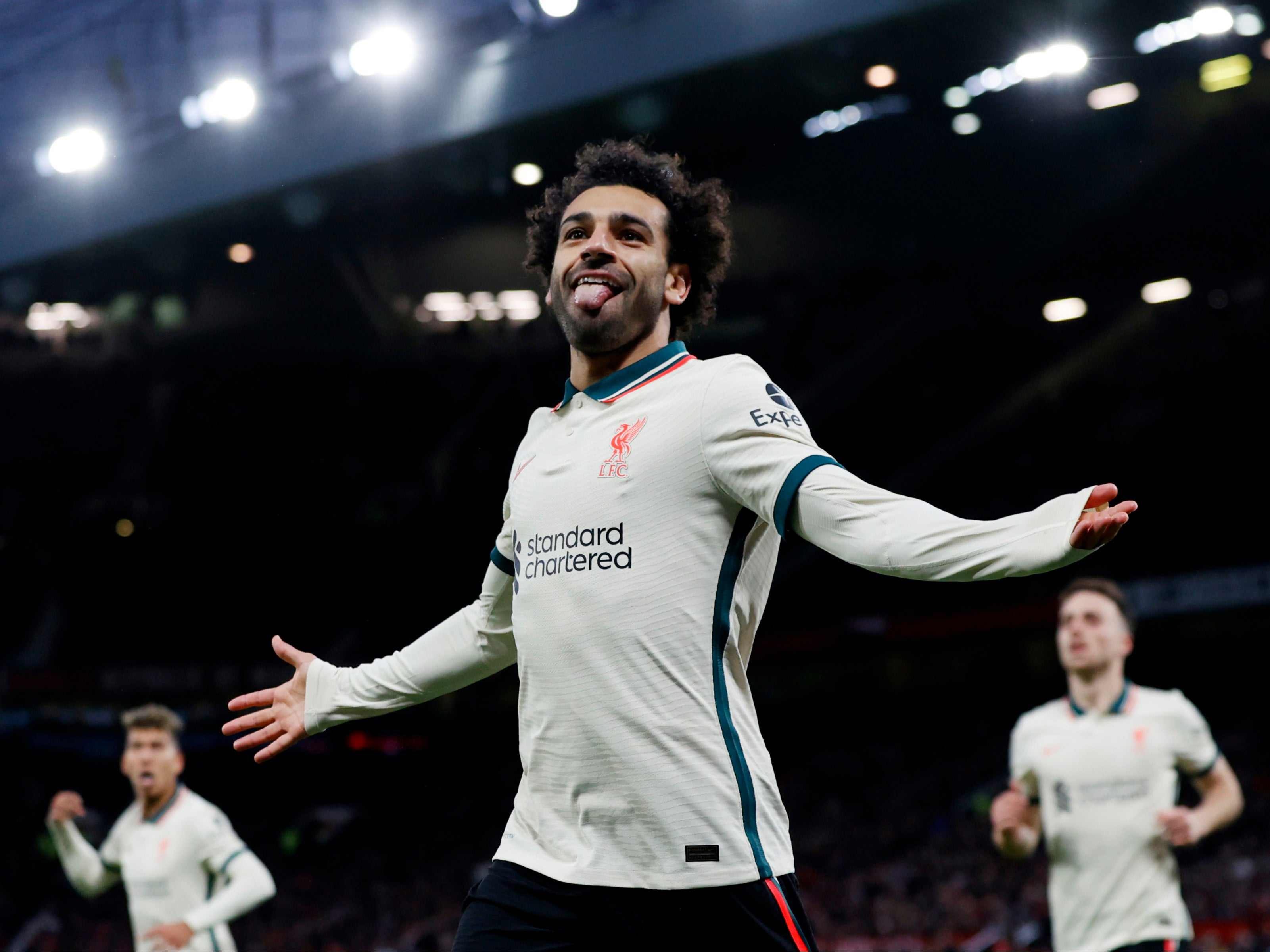 Mohamed Salah netted three times in Liverpool’s 5-0 thrashing of Man United