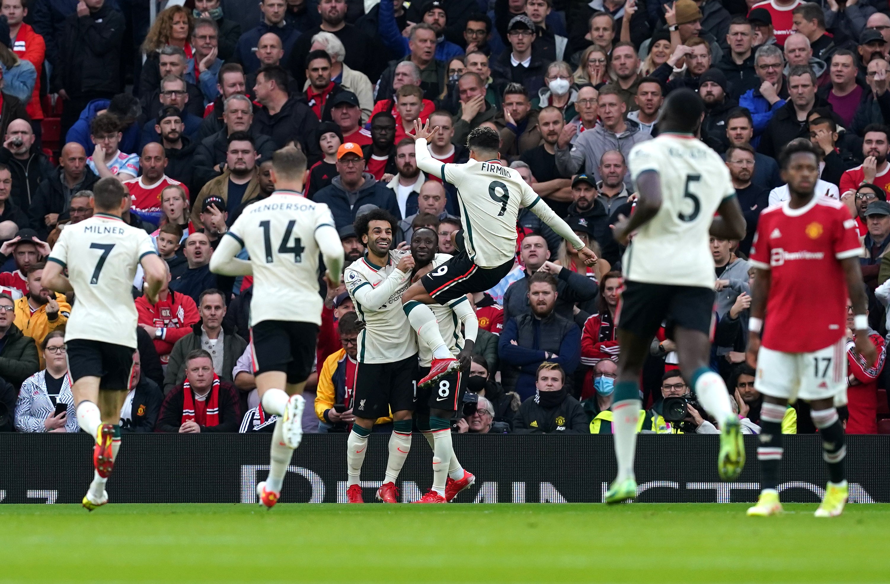 Liverpool recorded the biggest victory in their history at Old Trafford (Martin Rickett/PA)