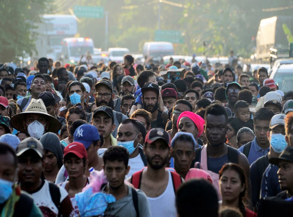 MÉXICO-CARAVANA MIGRANTE