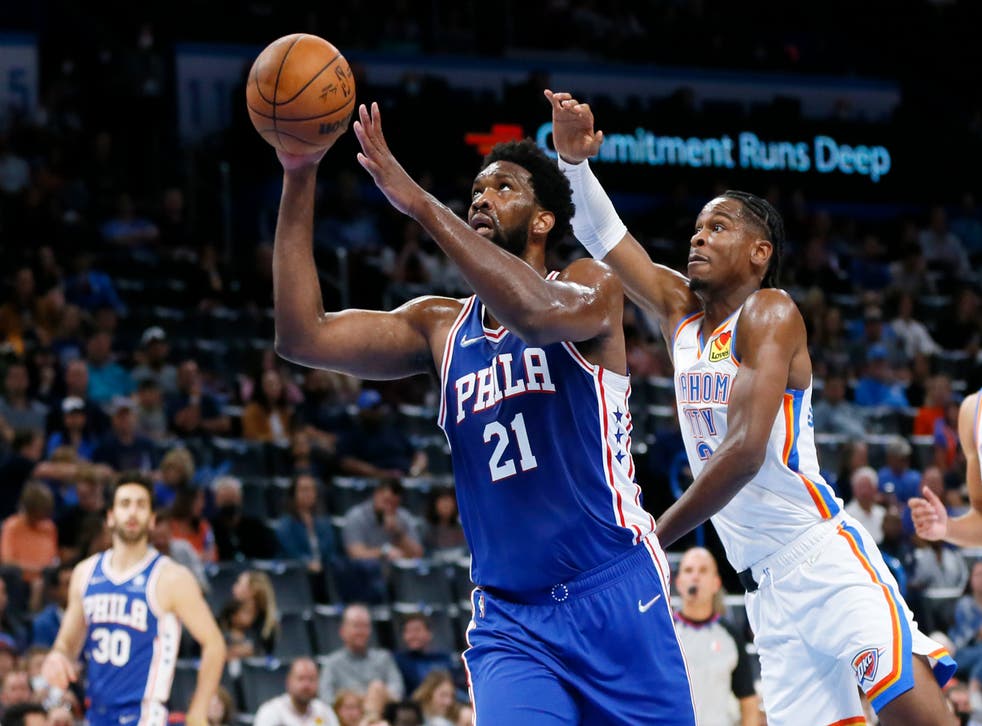 DEP-NBA 76ERS-THUNDER