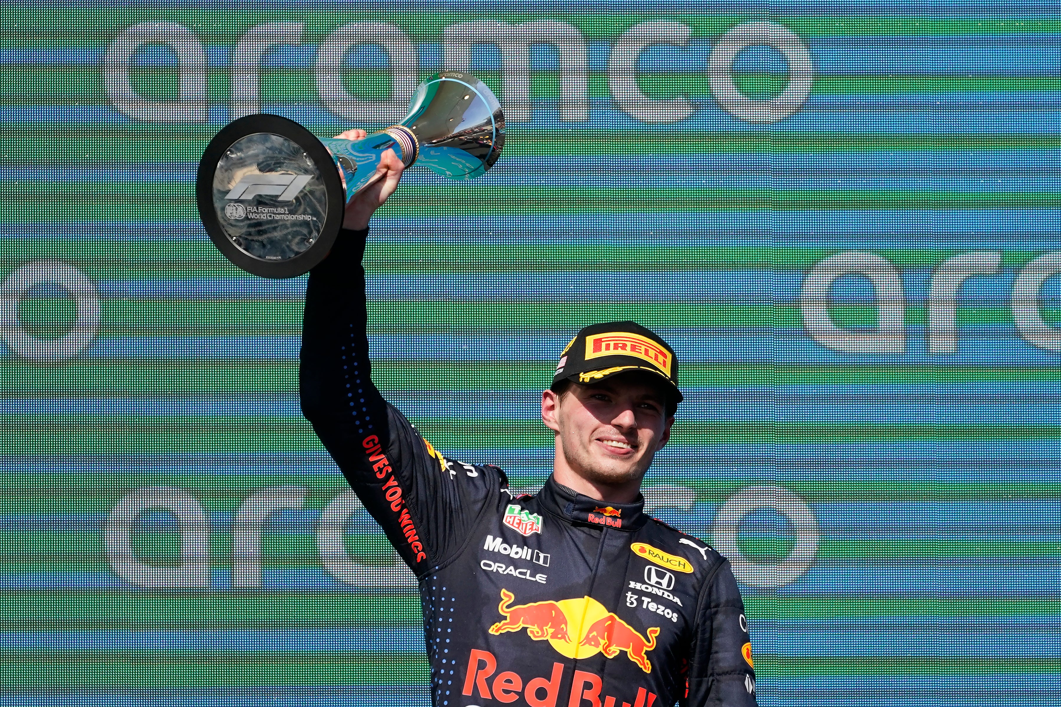 Red Bull driver Max Verstappen won the United States Grand Prix in Austin, Texas (Darron Cummings/AP)