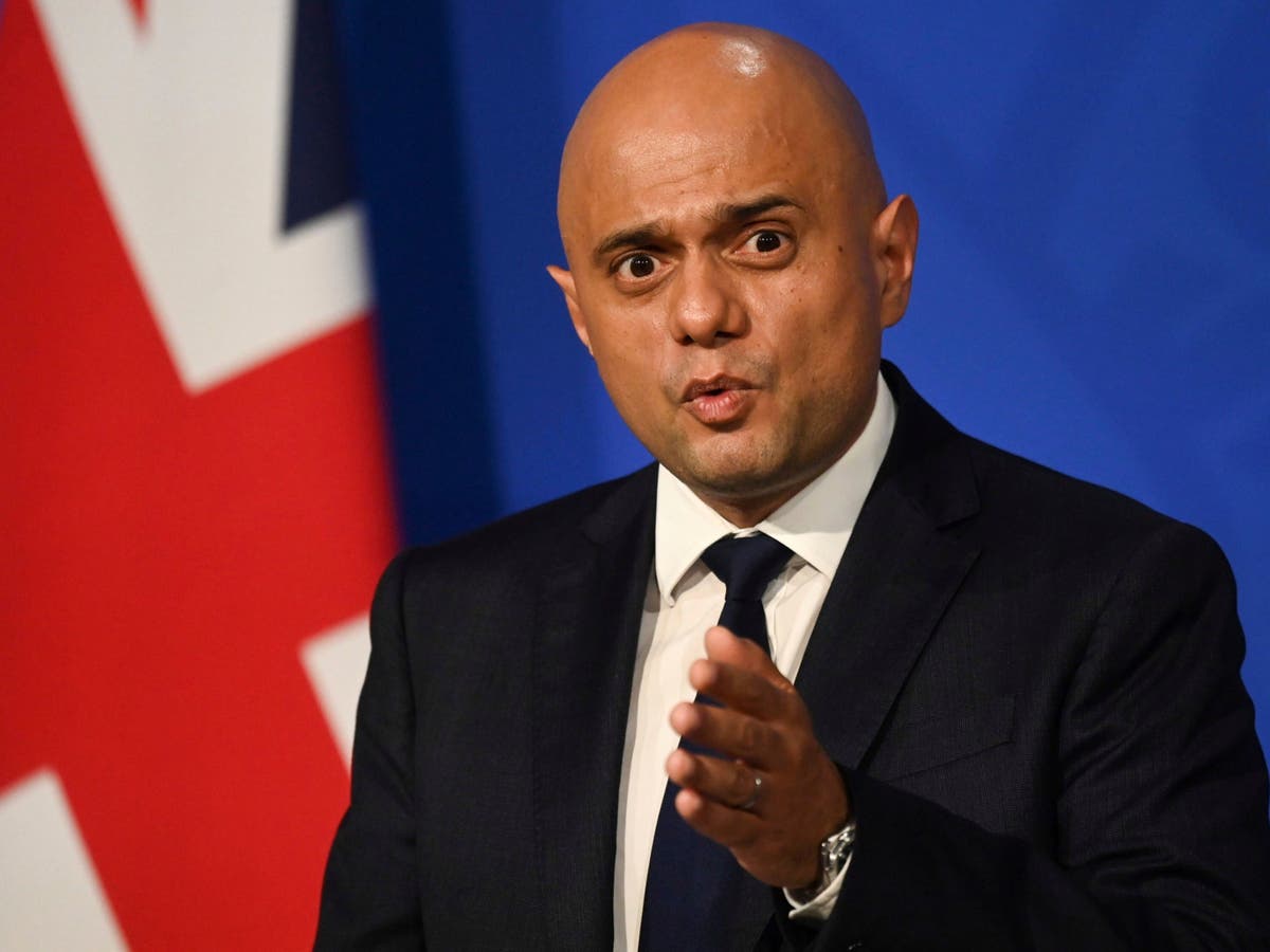 New Covid mask rules could last less than three weeks, Sajid Javid says 