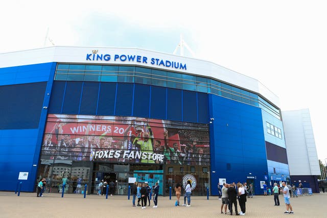 Leicester have submitted a planning application for the expansion of the King Power Stadium (Isaac Parkin/PA)