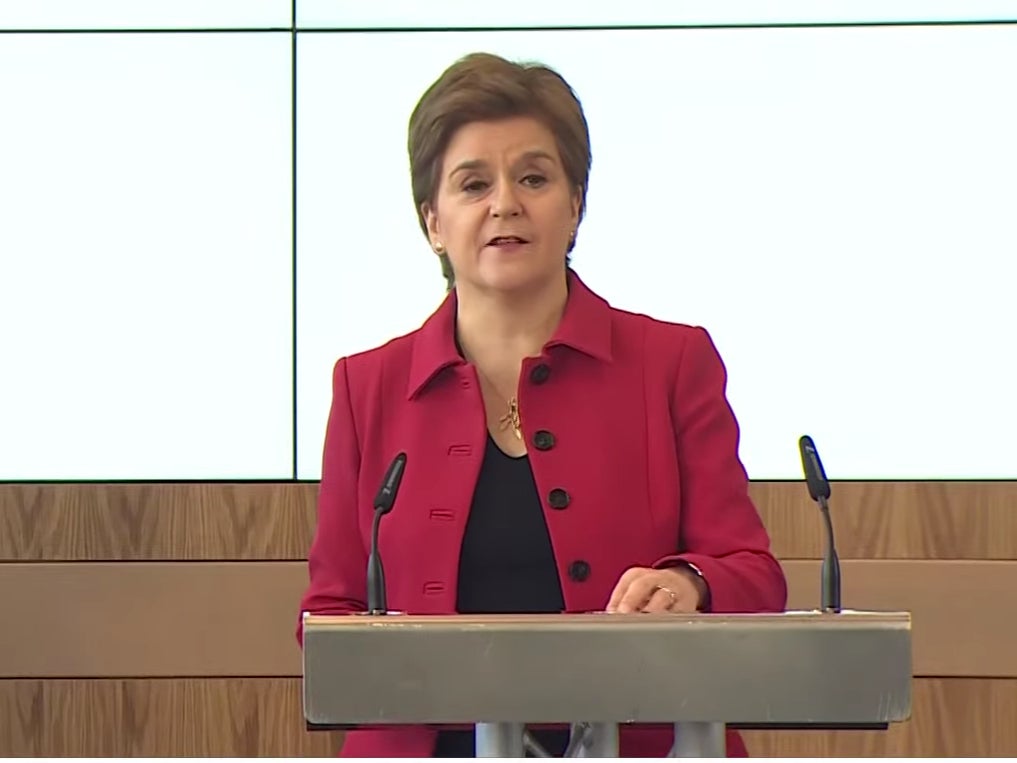 Nicola Sturgeon said world leaders must be able to look young people in the eye and say ‘we’re doing enough’ on the climate crisis