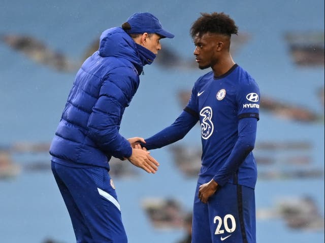 Chelsea manager Thomas Tuchel wants more from Callum Hudson-Odoi (right) (Shaun Botterill/PA)