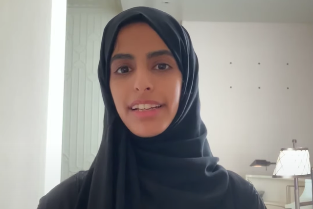 <p>Ms al-Maadeed fled Qatar at the end of 2019 - accusing her family of years of abusing her, curtailing her movements and beating her</p>