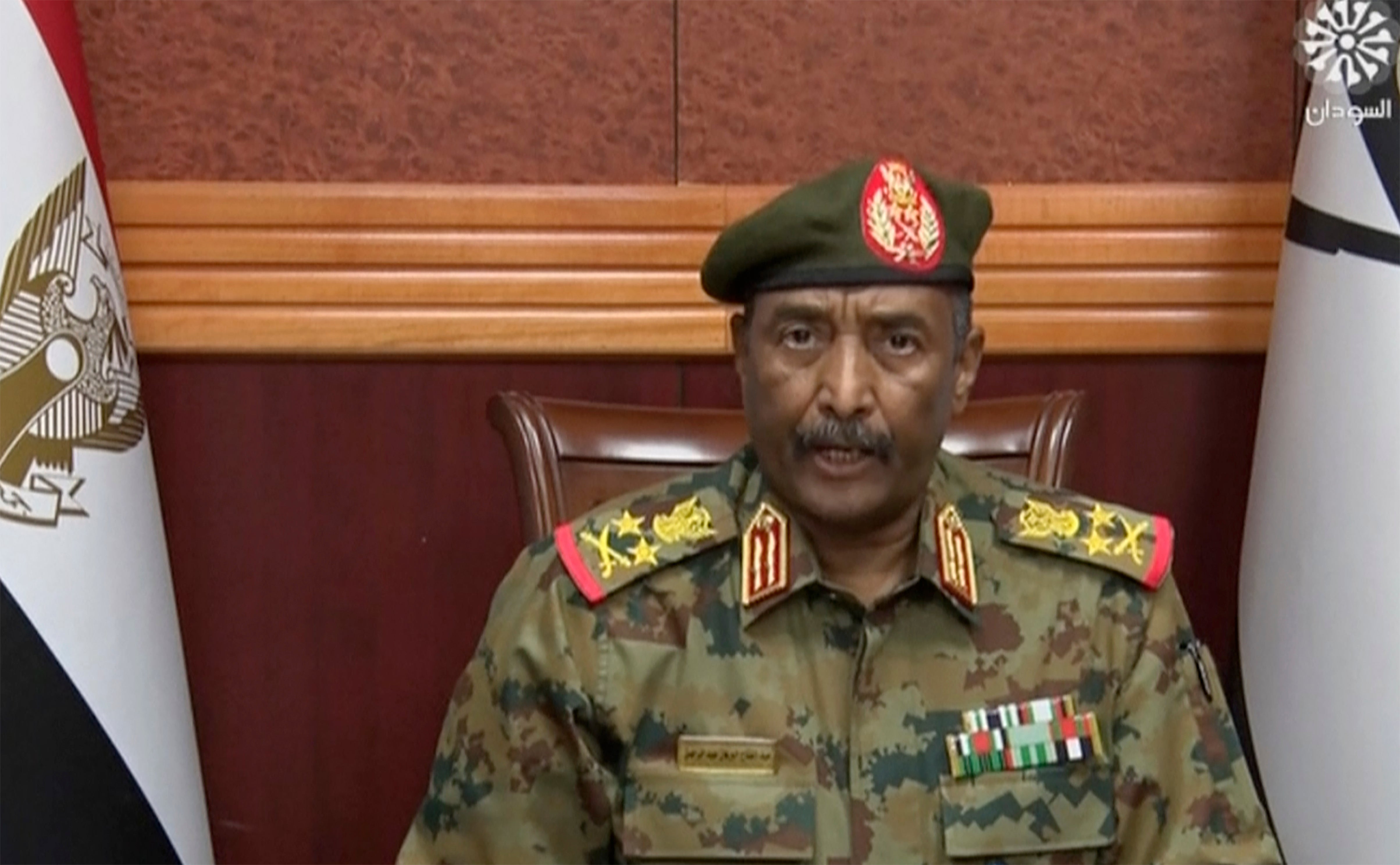 The head of the military, General Abdel-Fattah Burhan